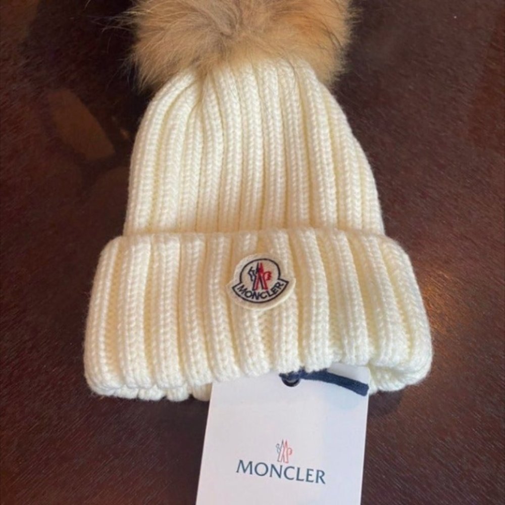 Authentic Moncler winter beanie for women